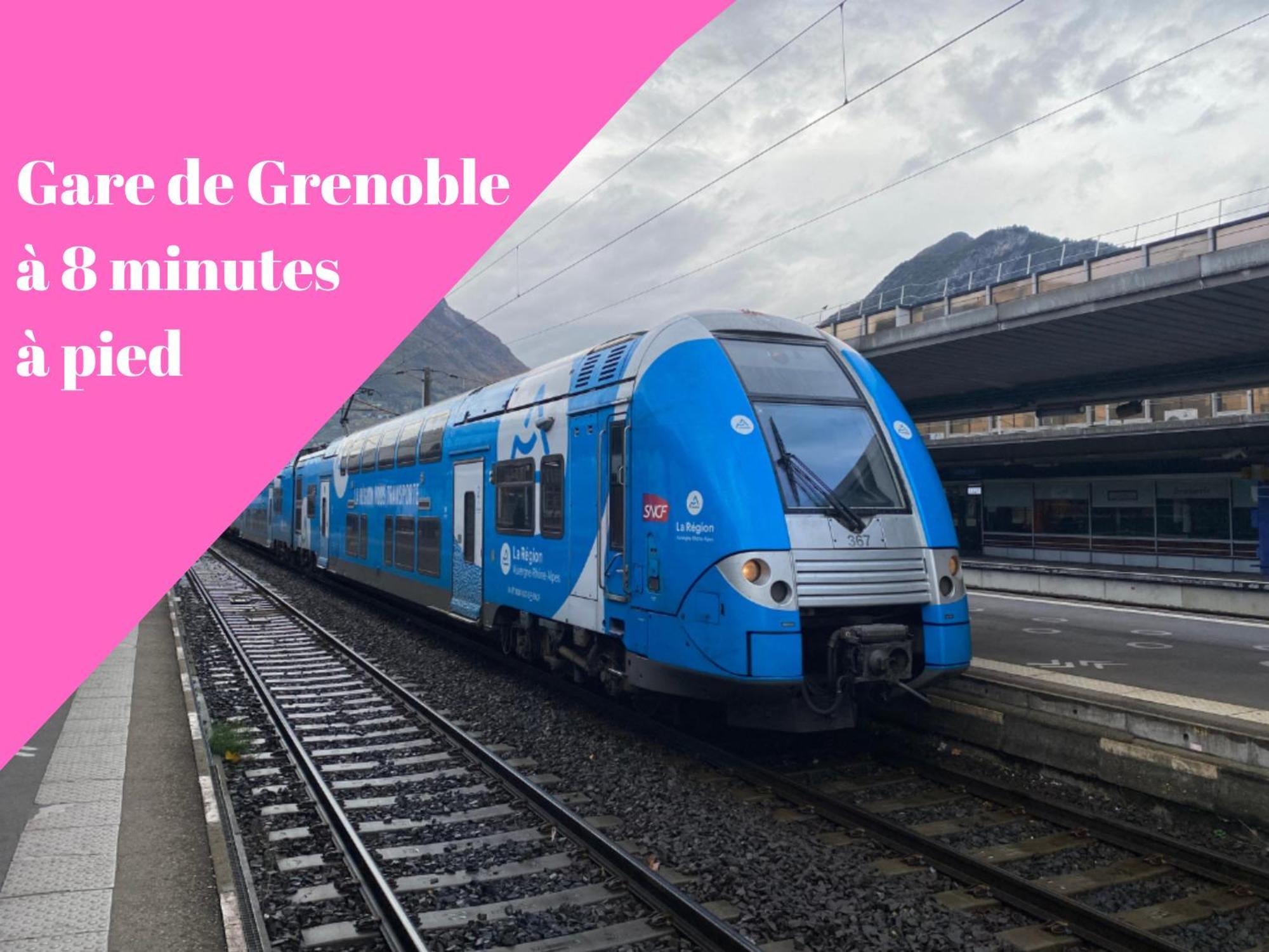 Apartmán Vue Montagne - Appt Cosy Et Calme - Netflix - Fibre Grenoble Exteriér fotografie